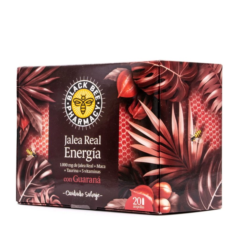 BLACK BEE PHARMACY JALEA ENERGIA 20 VIALES 10 ML