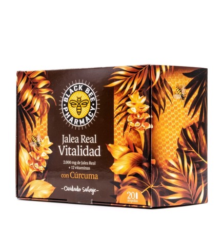 BLACK BEE PHARMACY JALEA VITALIDAD 20 VIALES 10