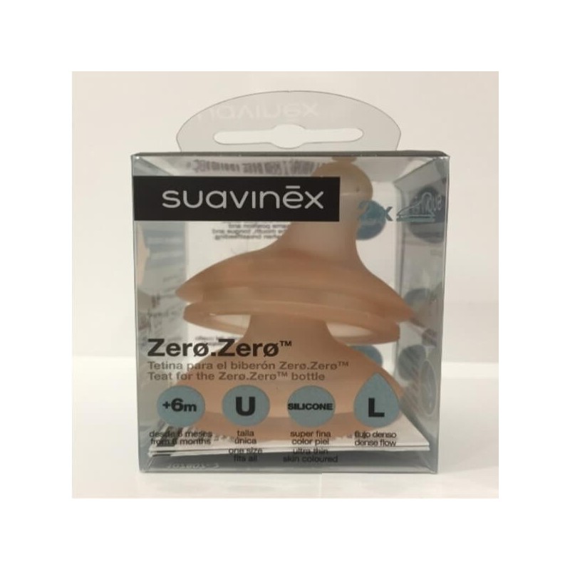 TETINA SILICONA ANTICOLICO SUAVINEX FLUJO L