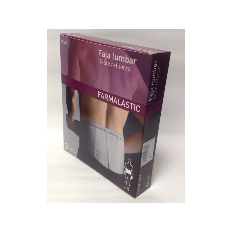 FAJA LUMBAR FARMALASTIC DOBLE REFUERZO T 1
