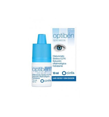 OPTIBEN OJOS SECOS GOTAS SEQUEDAD OCULAR 10 ML