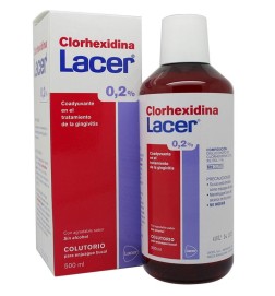 LACER COLUTORIO CLORHEXIDINA 02NVASE 500 M