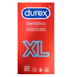 DUREX SENSITIVO XL PRESERVATIVOS 10 U