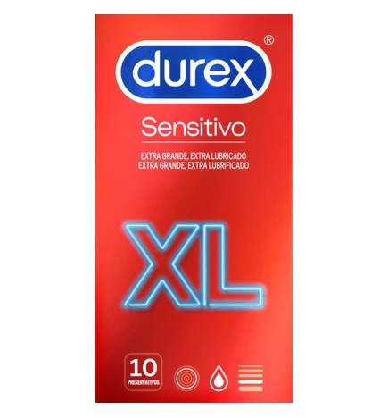 DUREX SENSITIVO XL PRESERVATIVOS 10 U