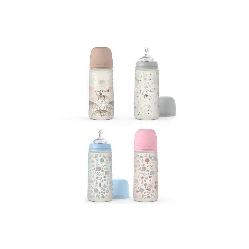 BIBERON TETINA ANATOM SILIC SUAVINEX L 360ML 6M