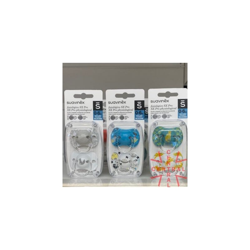 CHUPETE SILICONA FISIOLOGICO SUAVINEX 06 M 2 UN