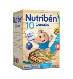 NUTRIBEN 10 CEREALES 1 ENVASE 600 G