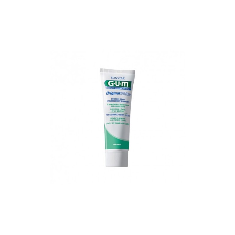 GUM ORIGINAL WHITE PASTA DENTAL 75 ML