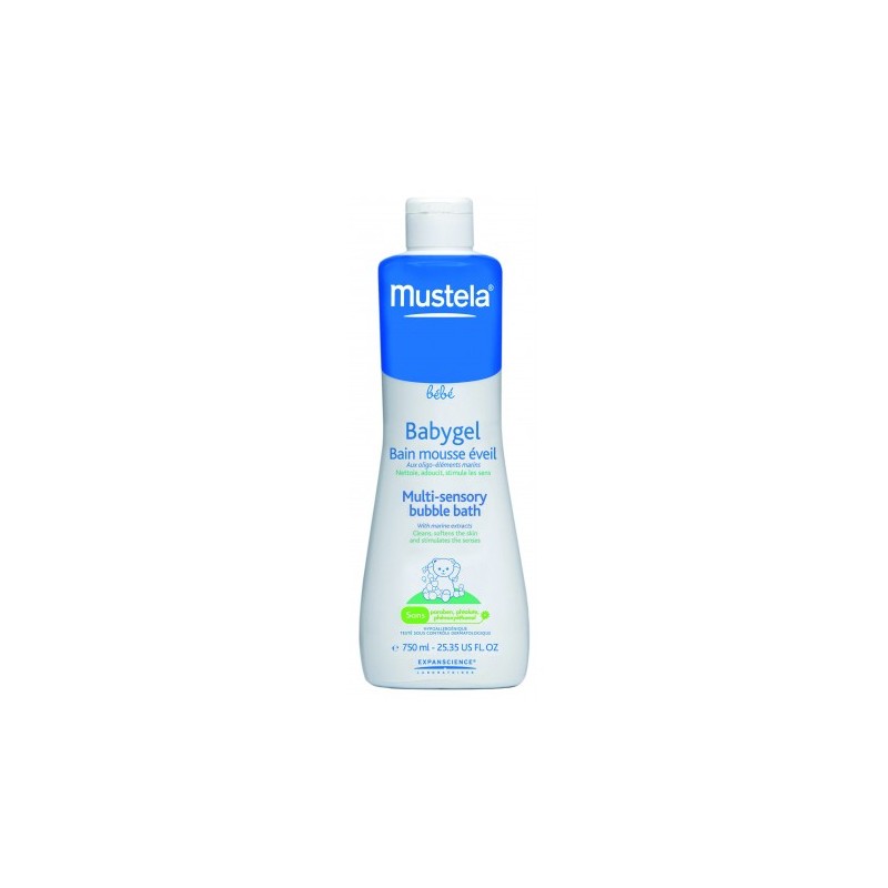 MUSTELA BABYGEL 750  ML BAÑO DE ESPUMA