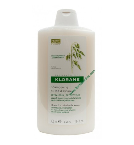 KLORANE CHAMPU AVENA EXTRA SUEVA 400 ML 3AÑOS