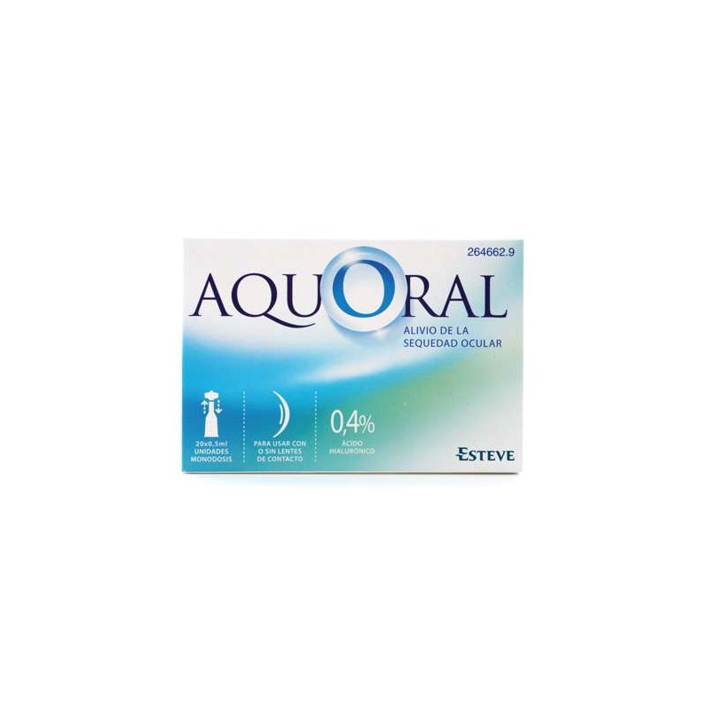 AQUORAL GOTAS OFTALMICAS LUBRICANTES MONO