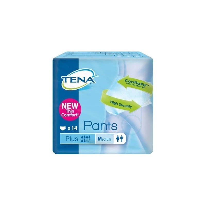 TENA PANTS PLUS GRANDE 14 UNI 6 GOTAS L AZUL