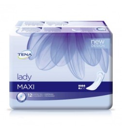 TENA LADY MAXI 12 U 5GOTAS Y MED Ó 7GOTAS ROSA