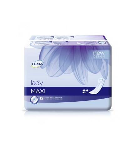 TENA LADY MAXI 12 U 5GOTAS Y MED Ó 7GOTAS ROSA