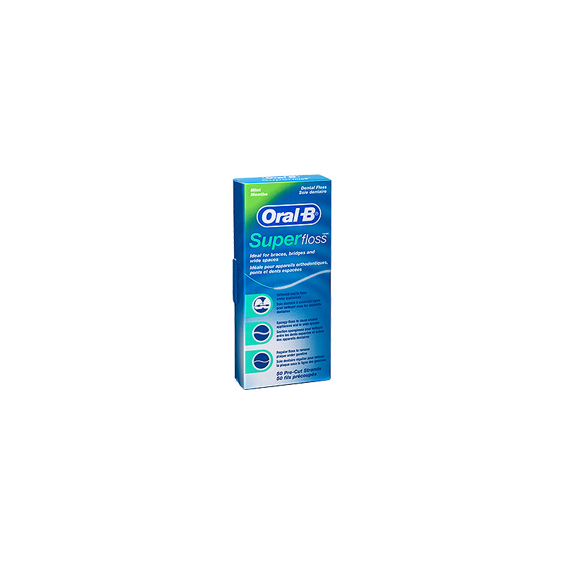 SEDA DENTAL SUPER FLOSS ORAL B 50 U I