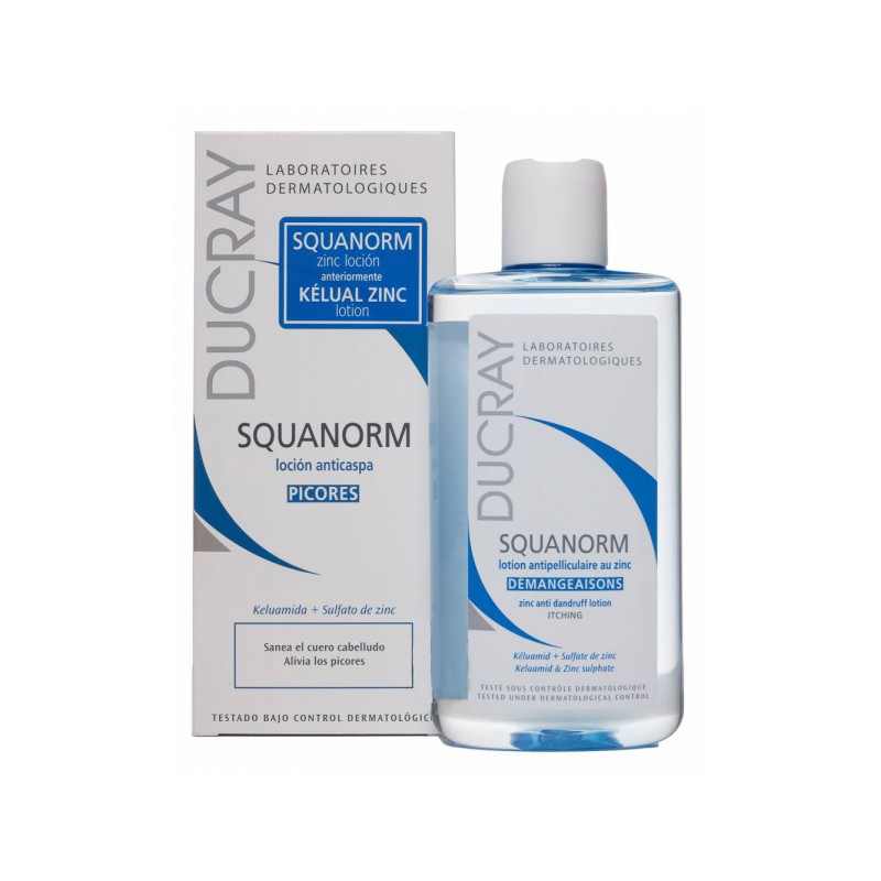 DUCRAY SQUANORM LOCION CON ZINC ANTICASPA 200ML