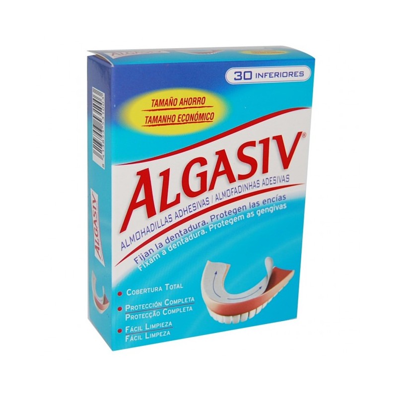 ALGASIV 30 ALMOHADILLAS INFERIOR PACK AHORRO
