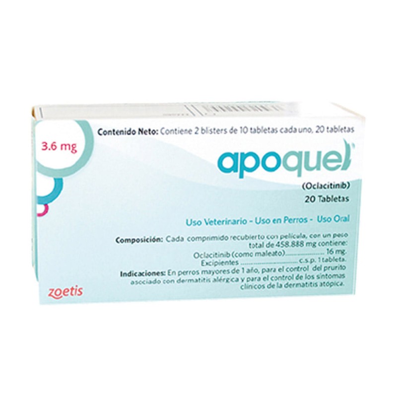 APOQUEL 36 MG 20 COMPRIMIDOS