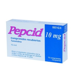 PEPCID 10 MG 12 COMPRIMIDOS RECUBIERTOS