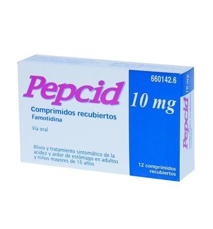 PEPCID 10 MG 12 COMPRIMIDOS RECUBIERTOS