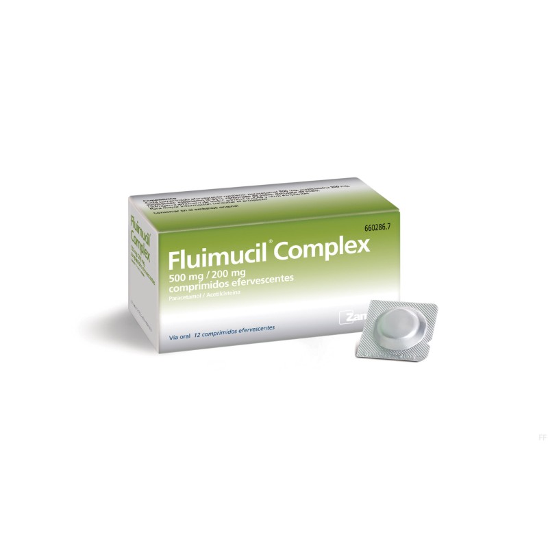 FLUIMUCIL COMPLEX 500200 MG 12 COMPRIMIDOS EFER