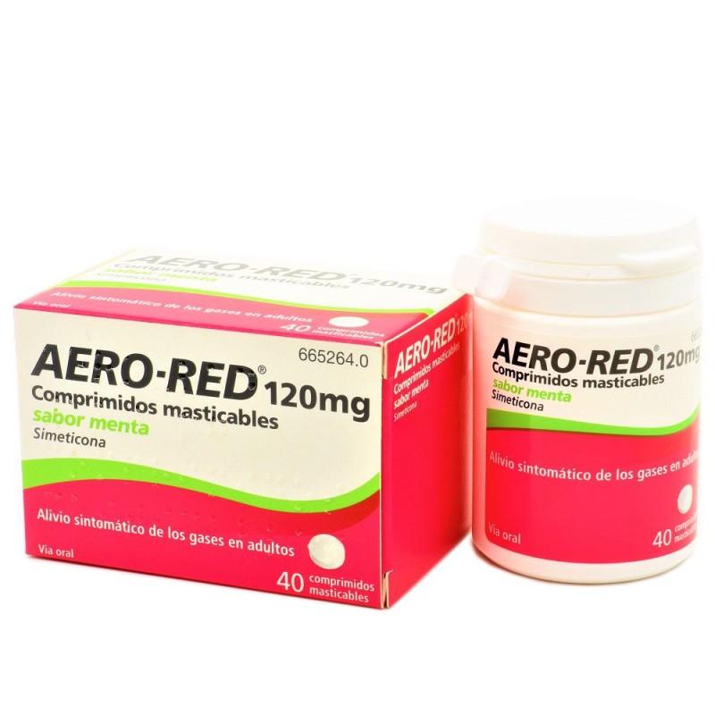 AERO RED 120 MG 40 COMP MASTIC MENTA