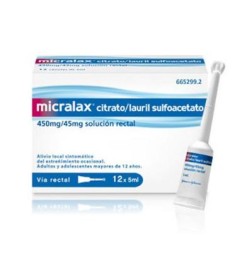 MICRALAX EMULSION RECTAL 12 MICROENEMAS 5 ML