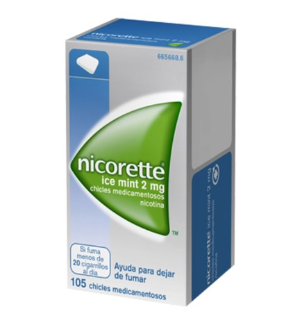 NICORETTE ICE MINT 2 MG 105 CHICLES