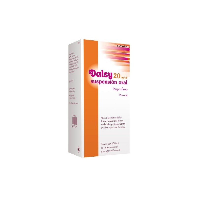 DALSY 20 MGML SUSPENSION ORAL 200 ML