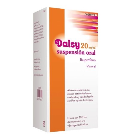 DALSY 20 MGML SUSPENSION ORAL 200 ML