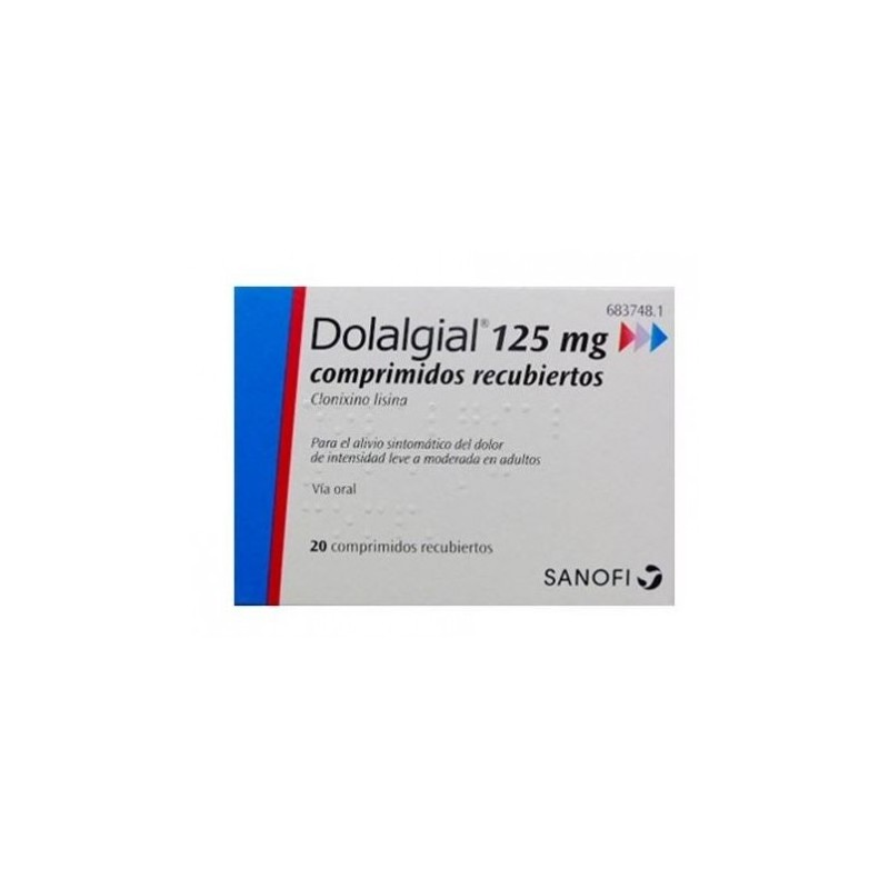DOLALGIAL 125 MG 20 COMPRIMIDOS RECUBIERTOS