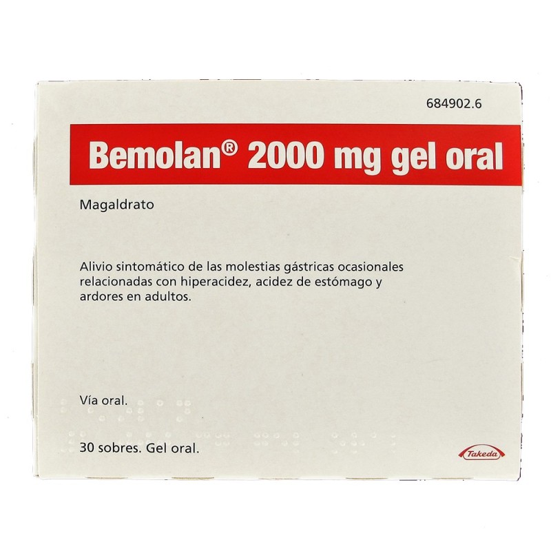 BEMOLAN 2 G GEL 30 SOBRES