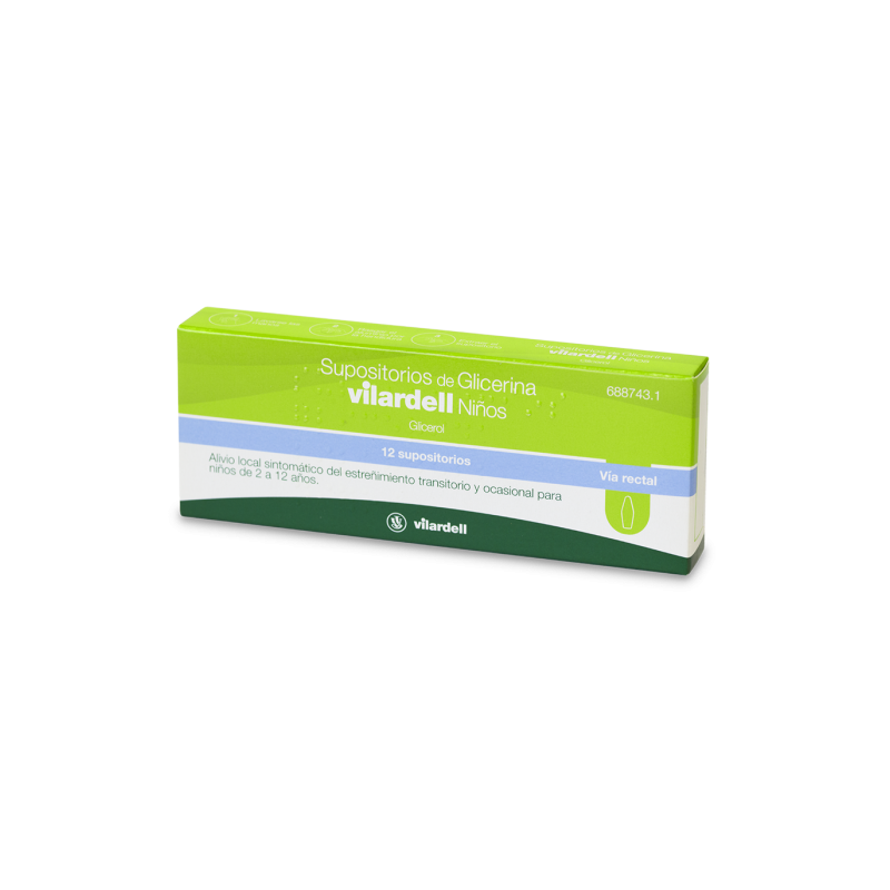 SUPOSITORIOS GLICERINA VILARDELL INFANTIL 158 G