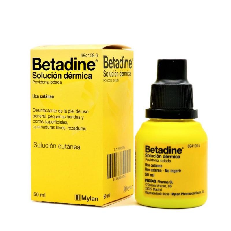 BETADINE 10    SOLUCION TOPICA 1 FRASCO 50 ML
