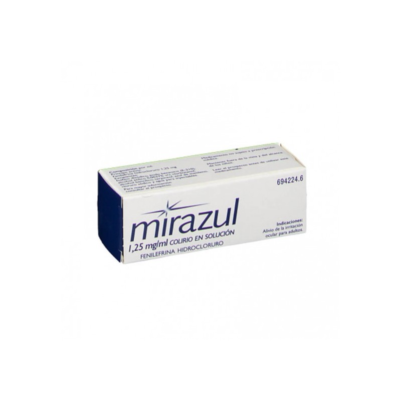 MIRAZUL 125 MGML COLIRIO 1 FRASCO SOLUCION 10