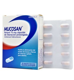 MUCOSAN RETARD 75 MG 30 CAPSULAS LIBERACION PROL