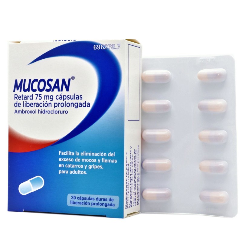 MUCOSAN RETARD 75 MG 30 CAPSULAS LIBERACION PROL