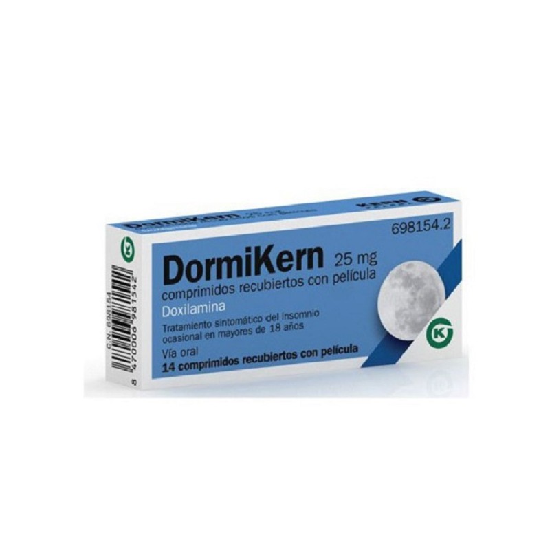 DORMIKERN 25 MG 14 COMPRIMIDOS