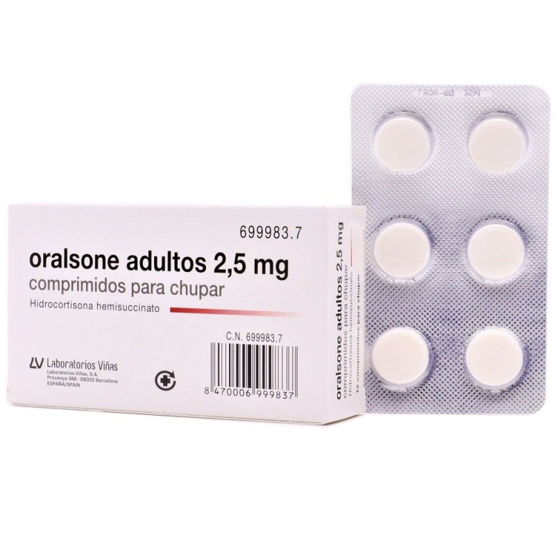 ORALSONE ADULTOS 25 MG 12 COMPRIMIDOS PARA CHUP