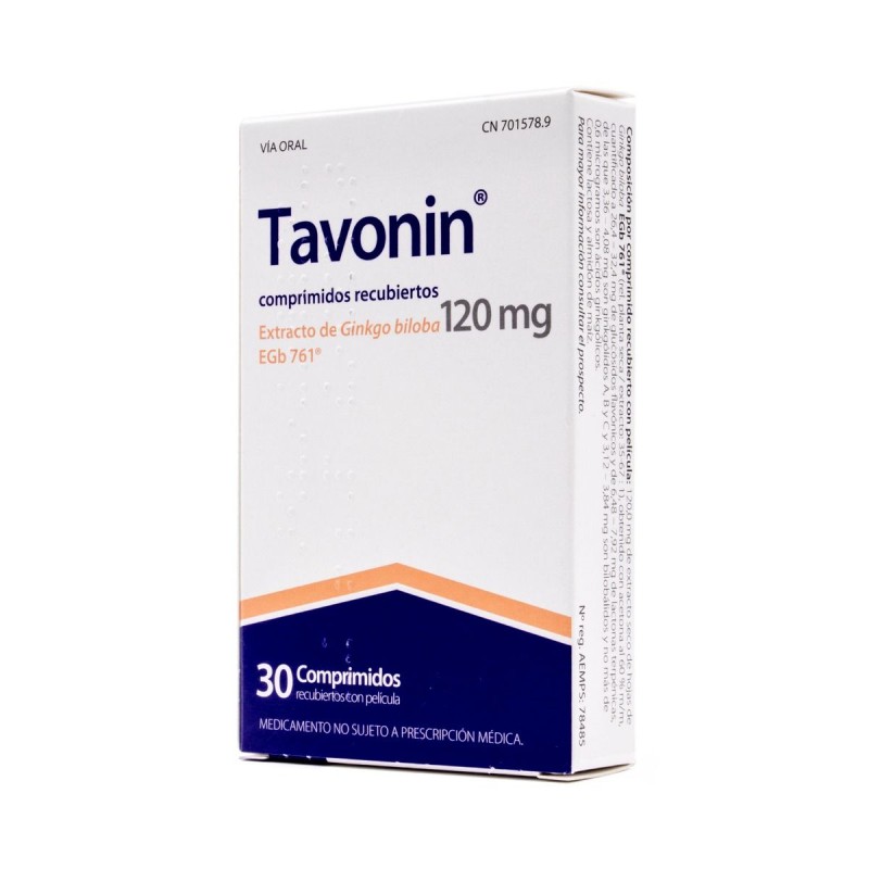 TAVONIN 120 MG 30 COMP