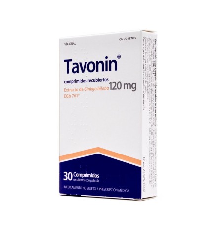 TAVONIN 120 MG 30 COMP
