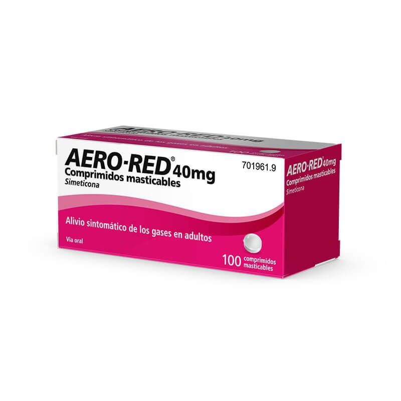AERO RED 40 MG 100 COMPRIMIDOS MASTICABLES