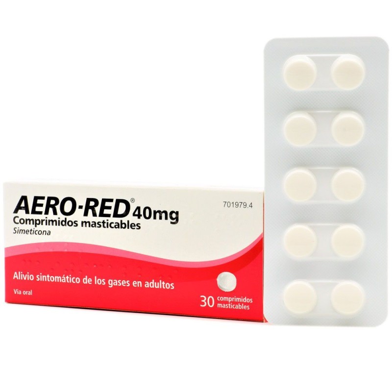 AERO RED 40 MG 30 COMPRIMIDOS MASTICABLES