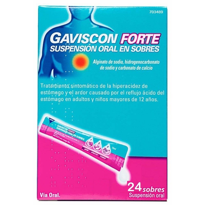 GAVISCON FORTE 24 SOBRES