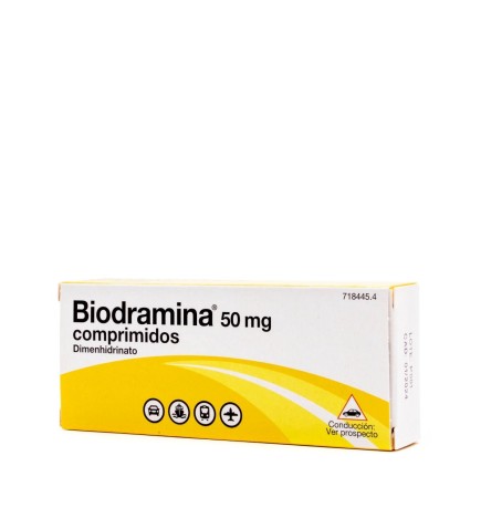 BIODRAMINA 50 MG 12 COMPRIMIDOS