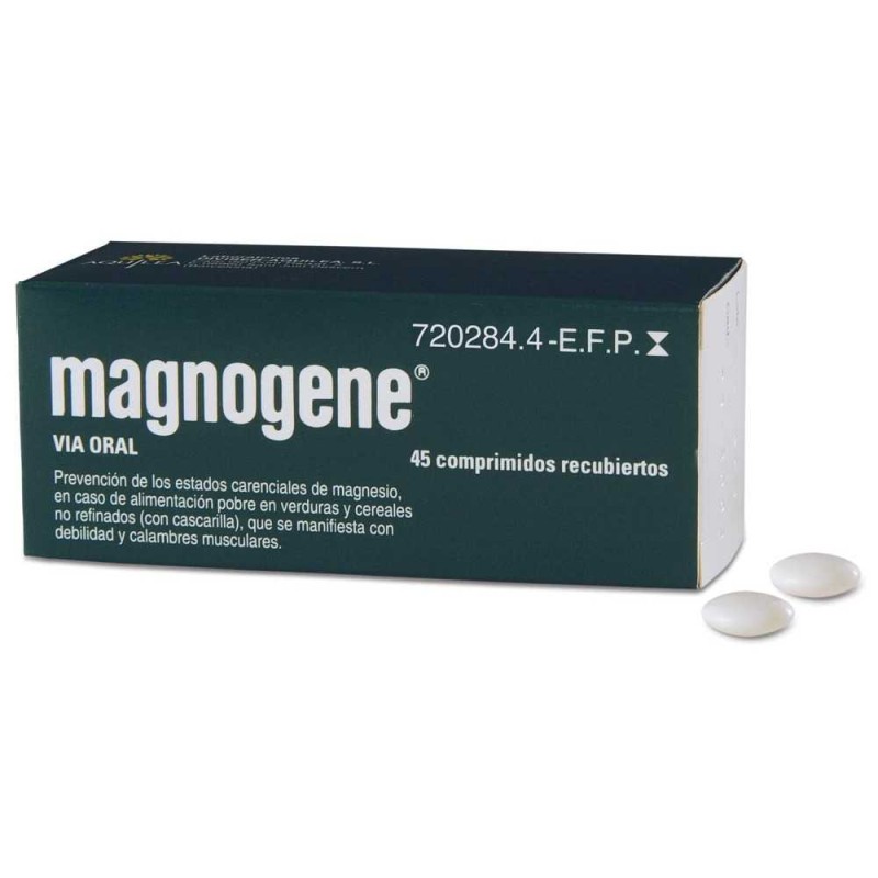 MAGNOGENE 45 COMPRIMIDOS RECUBIERTOS