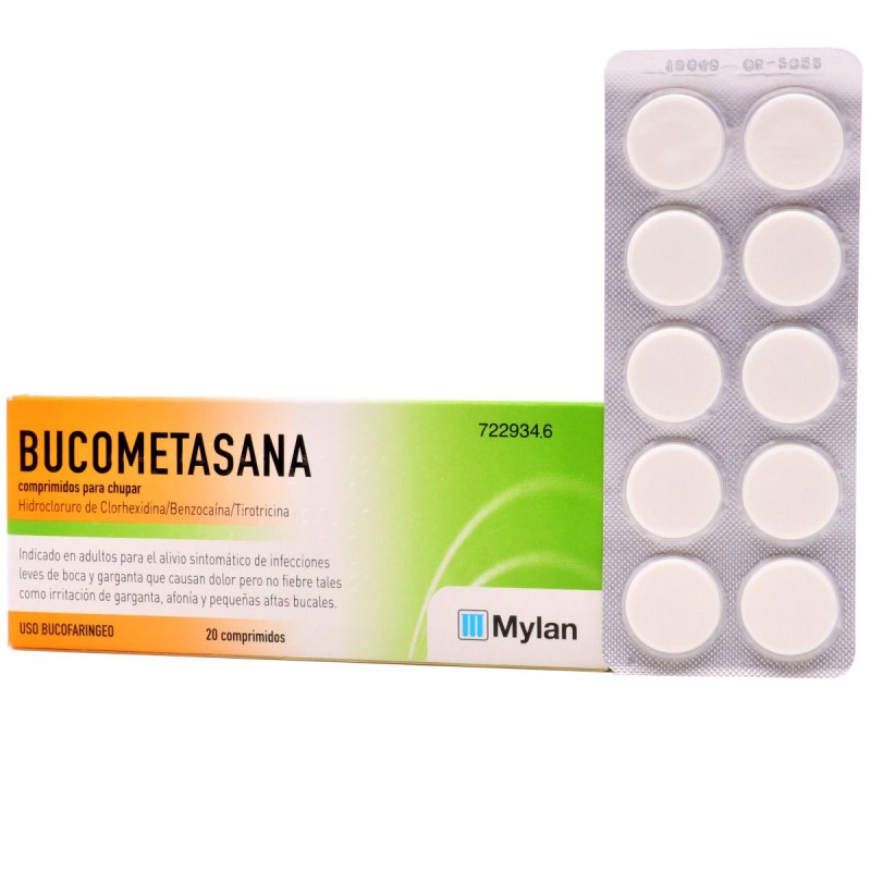 BUCOMETASANA 20 COMPRIMIDOS PARA CHUPAR