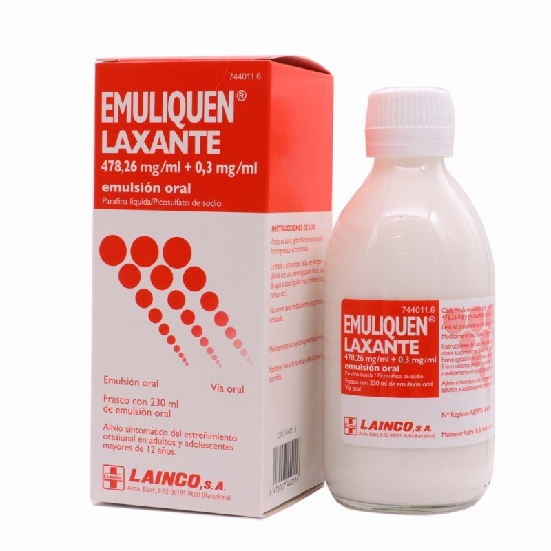 EMULIQUEN LAXANTE EMULSION ORAL 230 ML