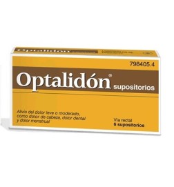 OPTALIDON 50075 MG 6 SUPOSITORIOS
