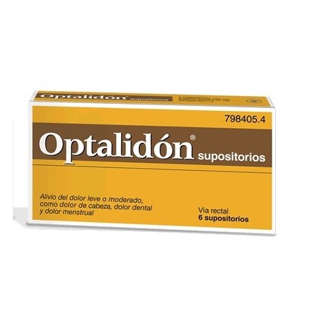 OPTALIDON 50075 MG 6 SUPOSITORIOS